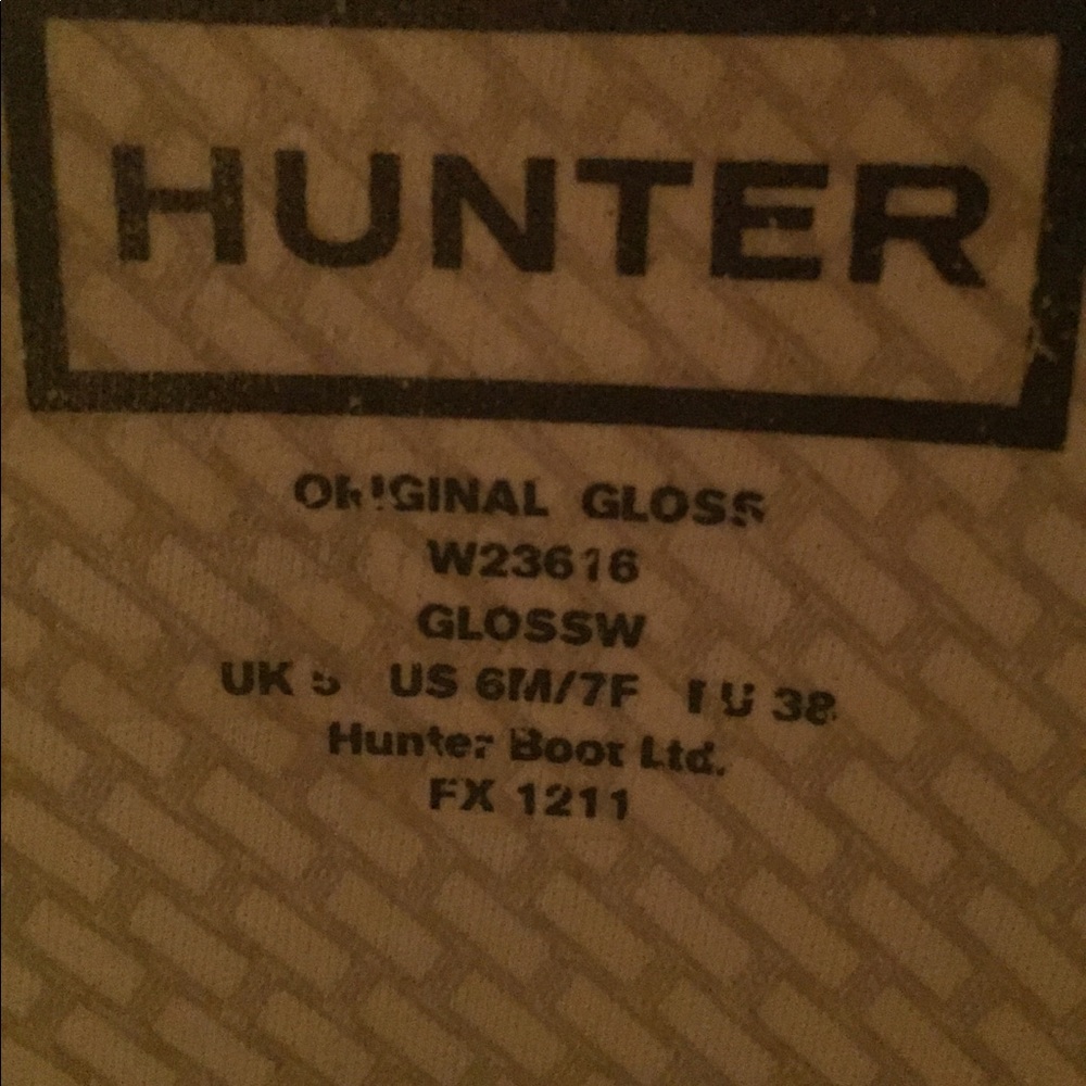 Hunter Boots Women’s Size 7 Worn twice
